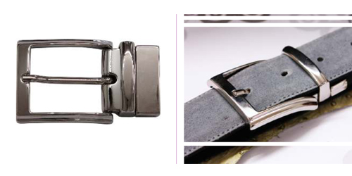 DV11639-35 mm Nickel belt buckle with keeper